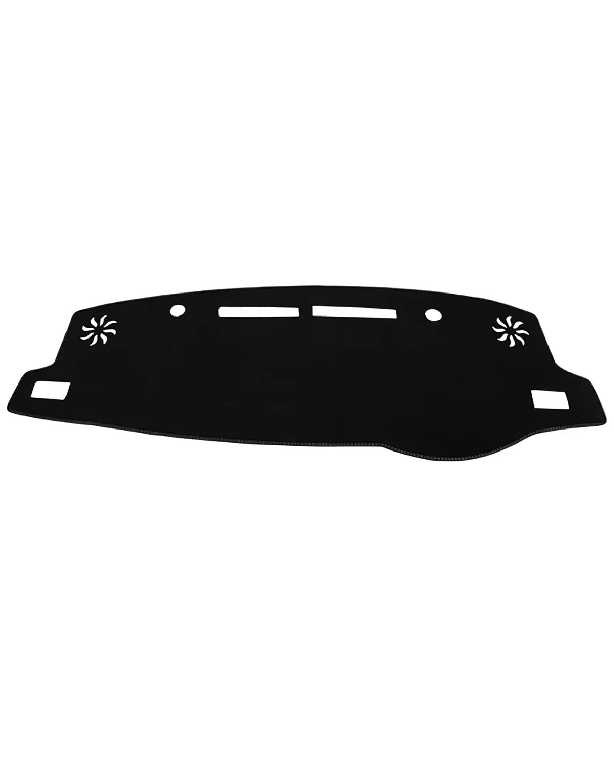 Auto Armaturenbrett Abdeckung Für Toyota Für Vios 2019 2020 2021 2022 2023 Auto Dashboard Abdeckung Dash Matte Sonnenschutz Nicht-Slip Pad Zubehör Armaturenbrett Matte(A RHD Black Side) von SHUGWA