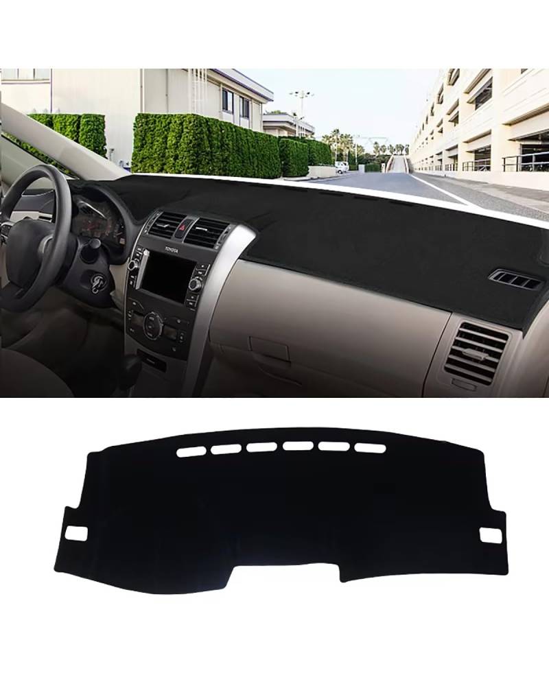 Auto Armaturenbrett Abdeckung Für Toyotaes Für Corolla E140 E150 2006 2007 2008 2009 2010 2011 2012 2013 Auto Dashboard Abdeckung Matte Vermeiden Pad Fall Teppich Armaturenbrett Matte(LHD 2006-2013 Bl von SHUGWA