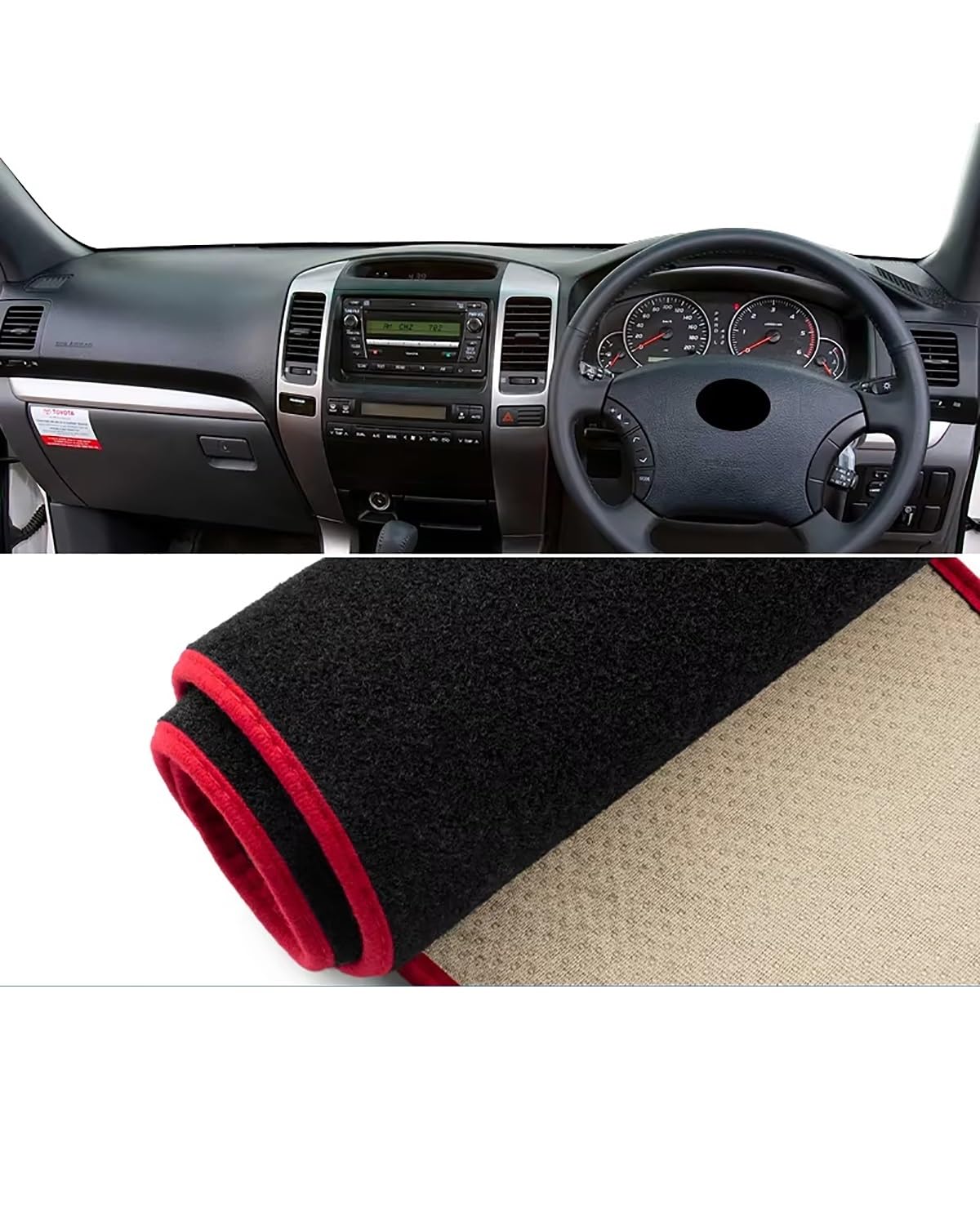 Auto Armaturenbrett Abdeckung Für Toyotaes Für Land Für Cruiser Prado 120 J120 2003-2006 2007 2008 2009 Auto Dashboard Abdeckung Vermeiden Pad Teppiche Nicht-Slip Matte Armaturenbrett Matte(A RHD Red Auto Armaturenbrett Abdeckung Für Toyotaes Für Land Für Cruiser Prado 120 J120 2003-2006 2007 2008 2009 Auto Dashboard Abdeckung Vermeiden Pad Teppiche Nicht-Slip Matte Armaturenbrett Matte(A RHD Red von SHUGWA