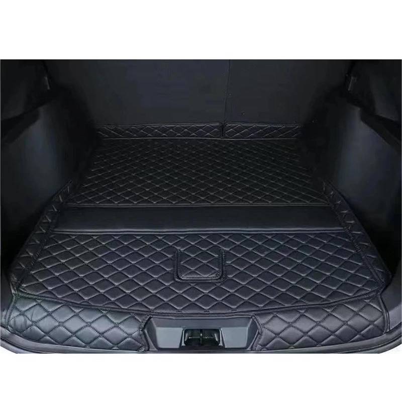 SHYYBD Kofferraumbodenmatte Für BYD Für Song Plus/DM-i/EV 2020-2023, Komplett Umschlossene Kofferraumwanne, Kofferraumwanne Hinten(Main pad Black,with Audio) von SHYYBD
