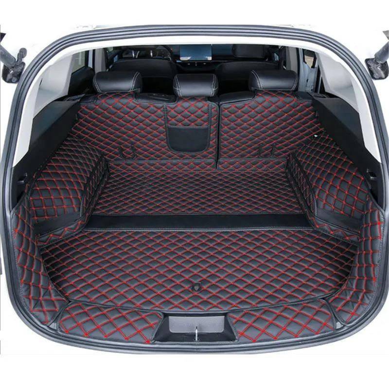 SHYYBD Kofferraumbodenmatte Für Haval H6 3TH GT 2021-2024 Kofferraumschutz Ledermatte Catpet Innenraum Auto Kratzfest(ROT) von SHYYBD