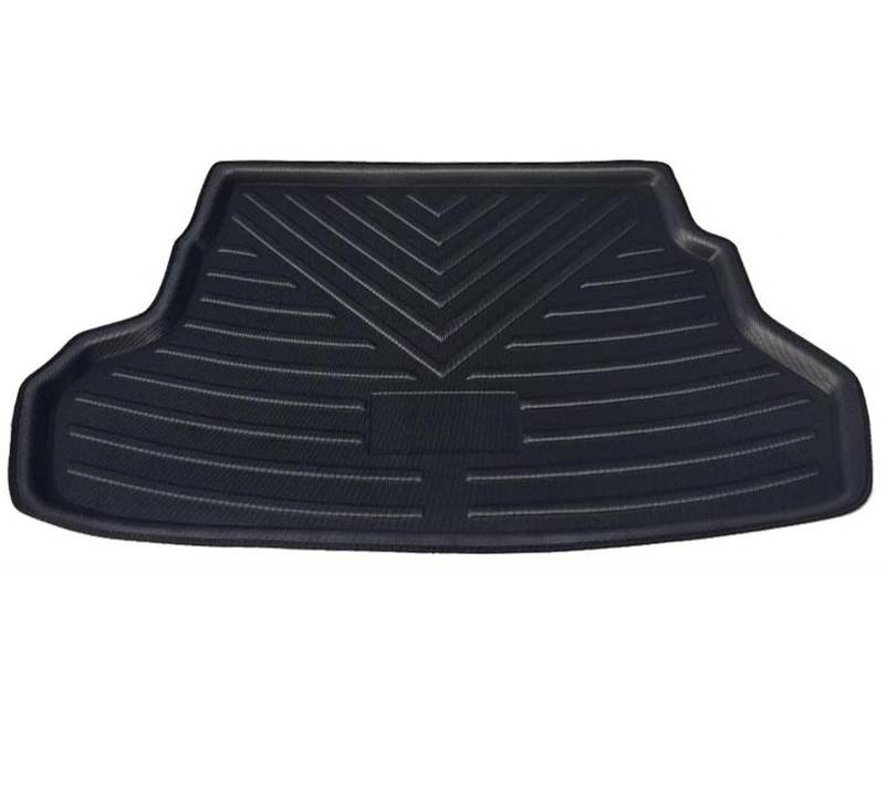 SHYYBD Kofferraumbodenmatte Für Kia Für Rio Für Pride K2 Sedan 2012-2017 Kofferraumschutzmatte Für Hinten, Laderaumwanne, Teppichmatten, Teppiche von SHYYBD