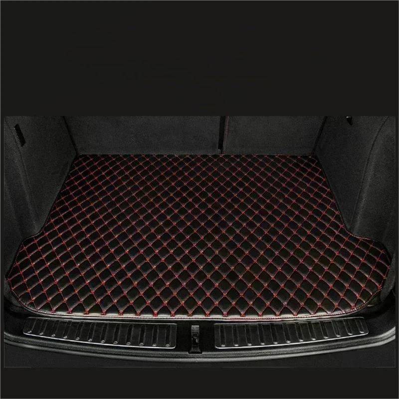 SHYYBD Kofferraumbodenmatte Für Lexus ES 2018-2022 ES300h ES350 ES250, Kofferraummatte, Teppich, Innenraum, Staubdicht(Black with Red) von SHYYBD