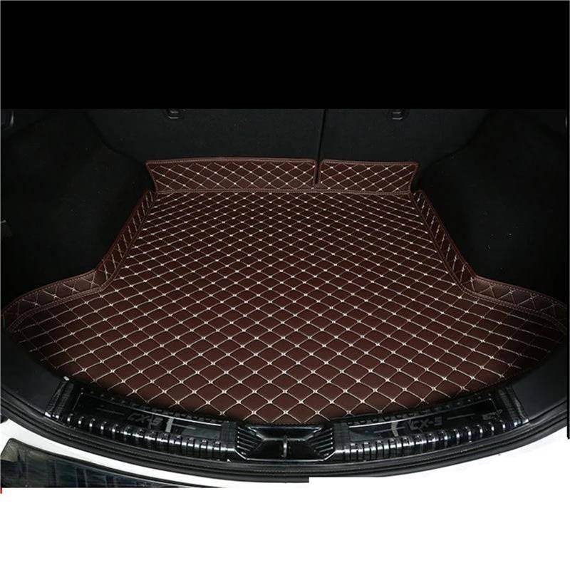 SHYYBD Kofferraumbodenmatte Für Mazda CX-5 CX5 CX 5 KF 2017-2022 Leder-Kofferraummatteneinlage Bodenwanne Teppichschutz(ROT,X1) von SHYYBD