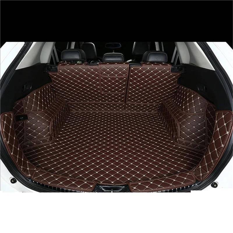 SHYYBD Kofferraumbodenmatte Für Mazda CX-5 CX5 CX 5 KF 2017-2022 Leder-Kofferraummatteneinlage Bodenwanne Teppichschutz(ROT,X2) von SHYYBD