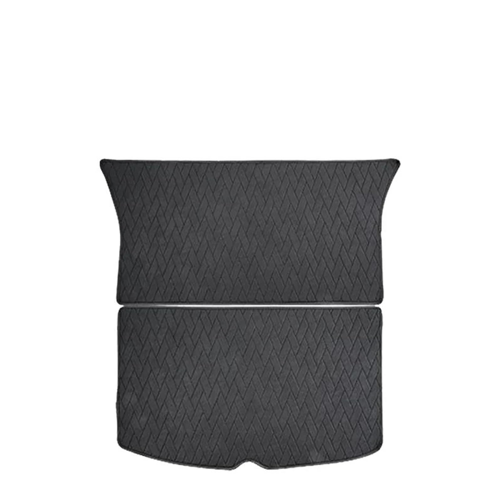 SHYYBD Kofferraumbodenmatte Für Tesla Für Model Y 3 Für Highland 2017-2024 Leder-Kofferraummatten Vollständig Umschlossene Innenbodenmatte(Cargo mat) von SHYYBD