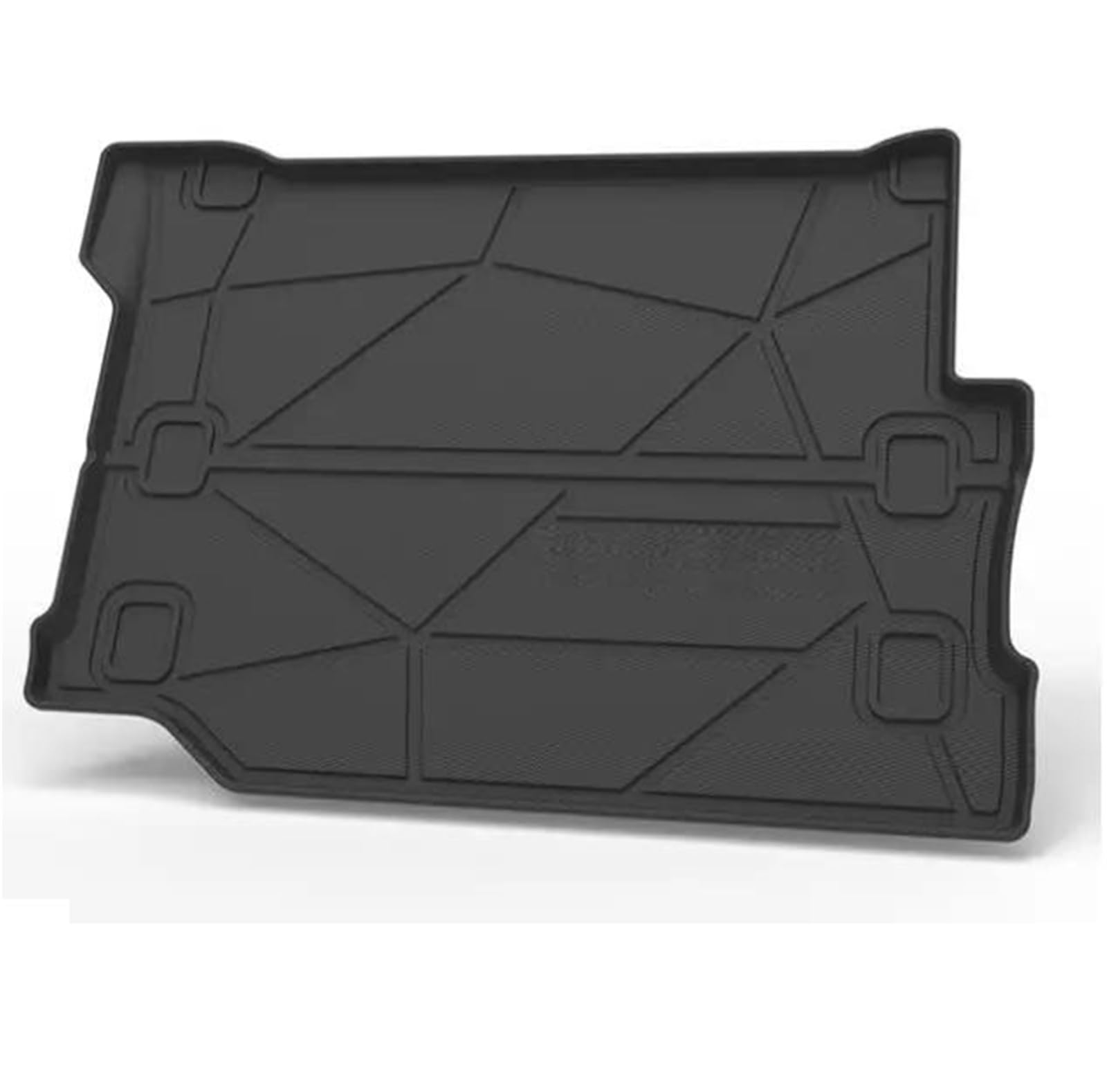 SHYYBD Kofferraummatte Für Jeep Für Wrangler JL 2018-2023, Allwetter-TPE-Antirutschmatten, Kofferraumwanne, Teppichinnenraum(X5) von SHYYBD