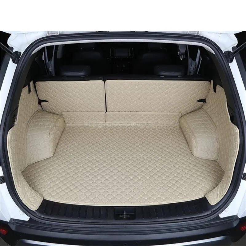 SHYYBD Kofferraummatte Für Nissan Für Qashqai J11 2008-2015, Kofferraumschutzmatten, Hohe Seitenteppiche, Innenausstattung(BEIGE,X2) von SHYYBD