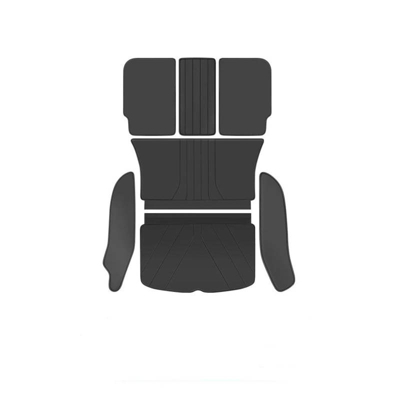 SHYYBD Kofferraummatte Für Tesla Für Modell Y, Kofferraummatten Aus Leder, Vollständig Umschlossen, Wasserdicht, rutschfest, 2017–2024 von SHYYBD