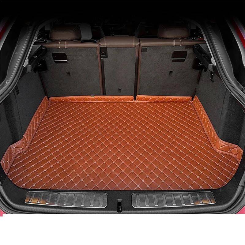 SHYYBD Kofferraummatte Für Volvo XC60 2018-2025 Kofferraummatte, wasserdichte Laderaumwanne, Kofferraumteppiche, Kofferraumschutzeinlagen(Farbe 7) von SHYYBD