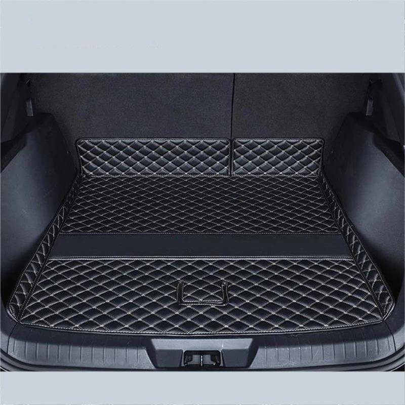 SHYYBD Kofferraummatten Für BYD, Für Seal U, Für Sealion 6, Für Song Plus Für DMI Kofferraummatte, Leder-Ladeflächenmatten(X2,with Speaker) von SHYYBD