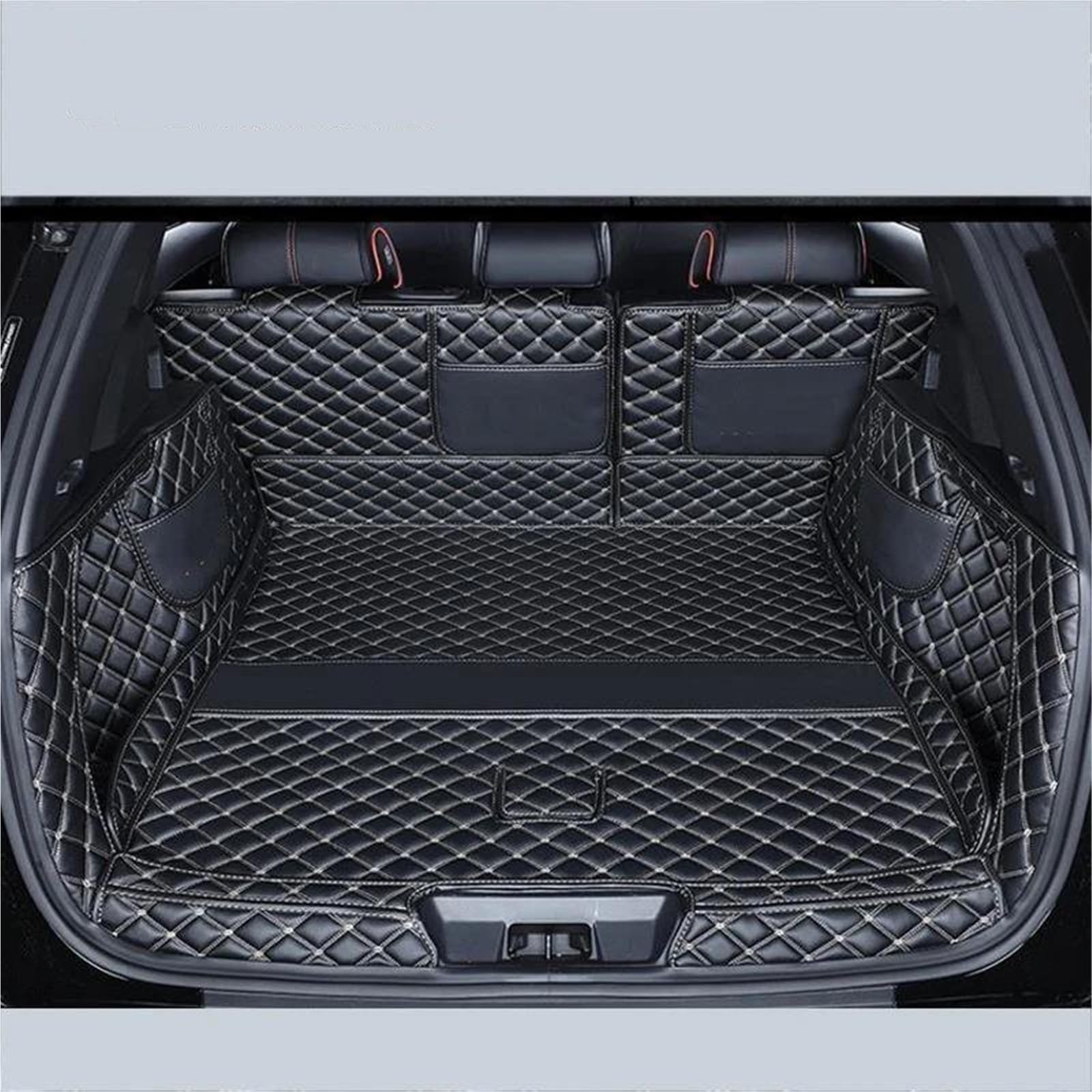 SHYYBD Kofferraummatten Für BYD, Für Seal U, Für Sealion 6, Für Song Plus Für DMI Kofferraummatte, Leder-Ladeflächenmatten(X3,No Speaker) von SHYYBD