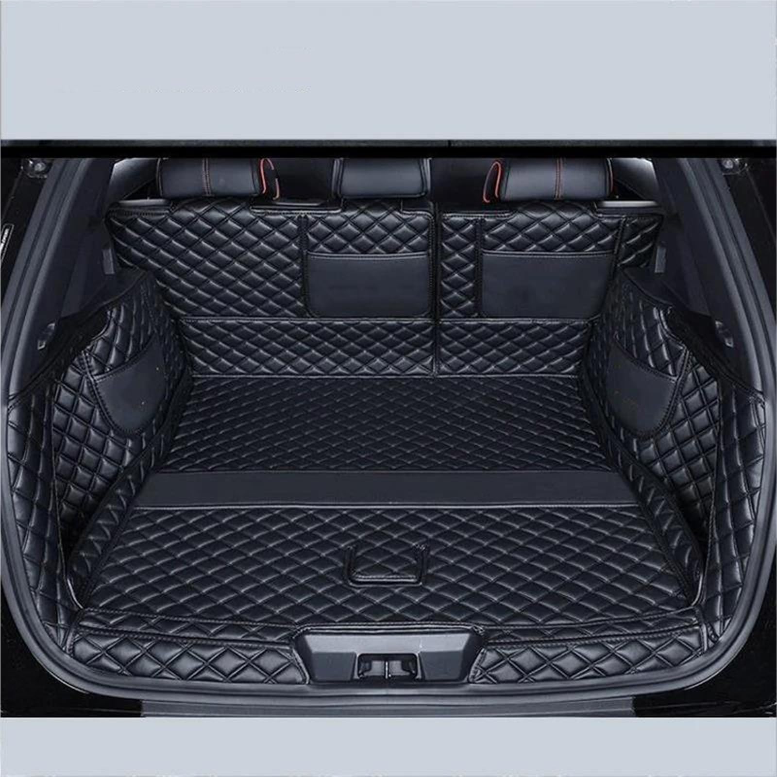 SHYYBD Kofferraummatten Für BYD, Für Seal U, Für Sealion 6, Für Song Plus Für DMI Kofferraummatte, Leder-Ladeflächenmatten(X4,No Speaker) von SHYYBD