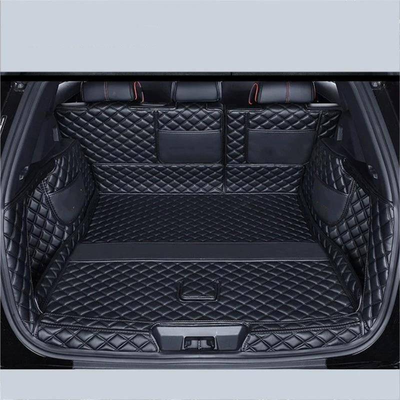 SHYYBD Kofferraummatten Für BYD, Für Seal U, Für Sealion 6, Für Song Plus Für DMI Kofferraummatte, Leder-Ladeflächenmatten(X4,No Speaker) von SHYYBD