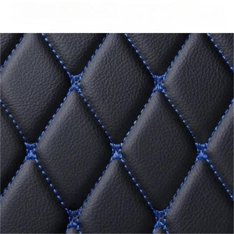 SHYYBD Kofferraummatten Für Hyundai, Für Santafe, Für Veloster, Für Palisade, Für Veracruz, Laderaumwanne, Bodenmatte, Innenraum(Schwarz Blau) von SHYYBD