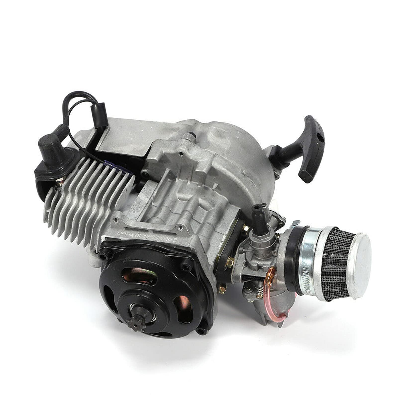 SHZICMY 2-Takt 49CC/47CC Pull Start Motor Minimotor Engine Mini Motorrad-Moto für Mini Pocket Quad Dirt Bike ATV SHZICMY 2-Takt 49CC/47CC Pull Start Motor Minimotor Engine Mini Motorrad-Moto für Mini Pocket Quad Dirt Bike ATV von SHZICMY
