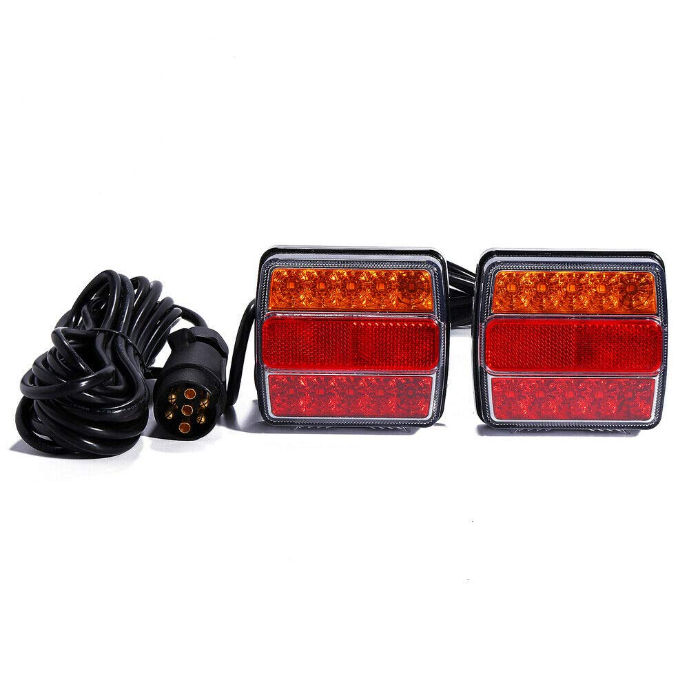 SHZICMY LED Rückleuchten 12V Anhängerbeleuchtung Rücklicht Anhänger Schlussleuchte Rücklichter SHZICMY LED Rückleuchten 12V Anhängerbeleuchtung Rücklicht Anhänger Schlussleuchte Rücklichter von SHZICMY