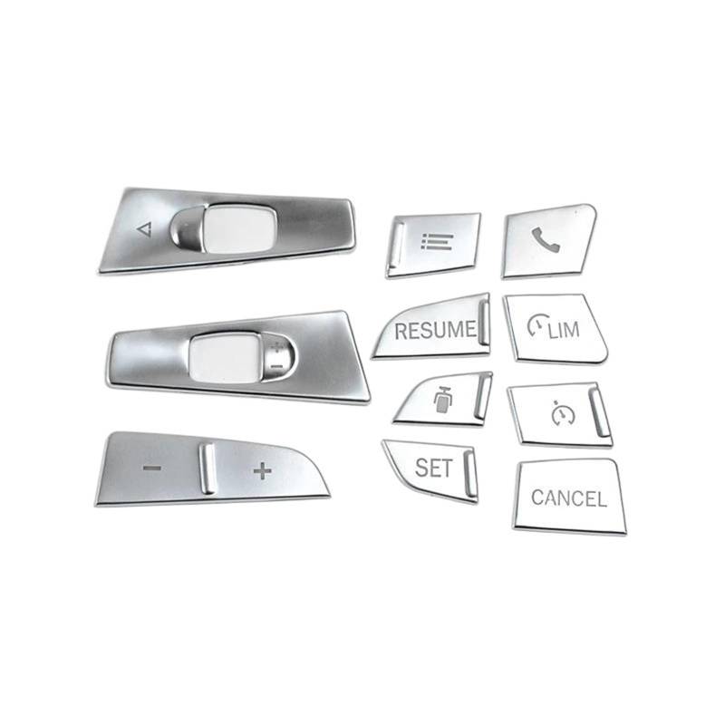 Für 3 Serie G20 2020 Center Konsole Aufkleber Aufkleber Auto Lenkrad Tasten Pailletten Dekoration Abdeckung Trim(11 Pieces) von SIBOUOU