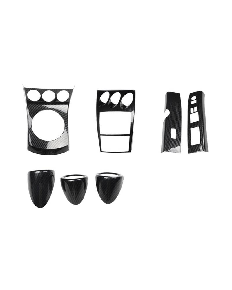 Für 350Z Für Z33 at RHD Center Konsole Getriebe Panel Fenster Lift Abdeckung Set Innen Trim Zubehör ABS von SIBOUOU