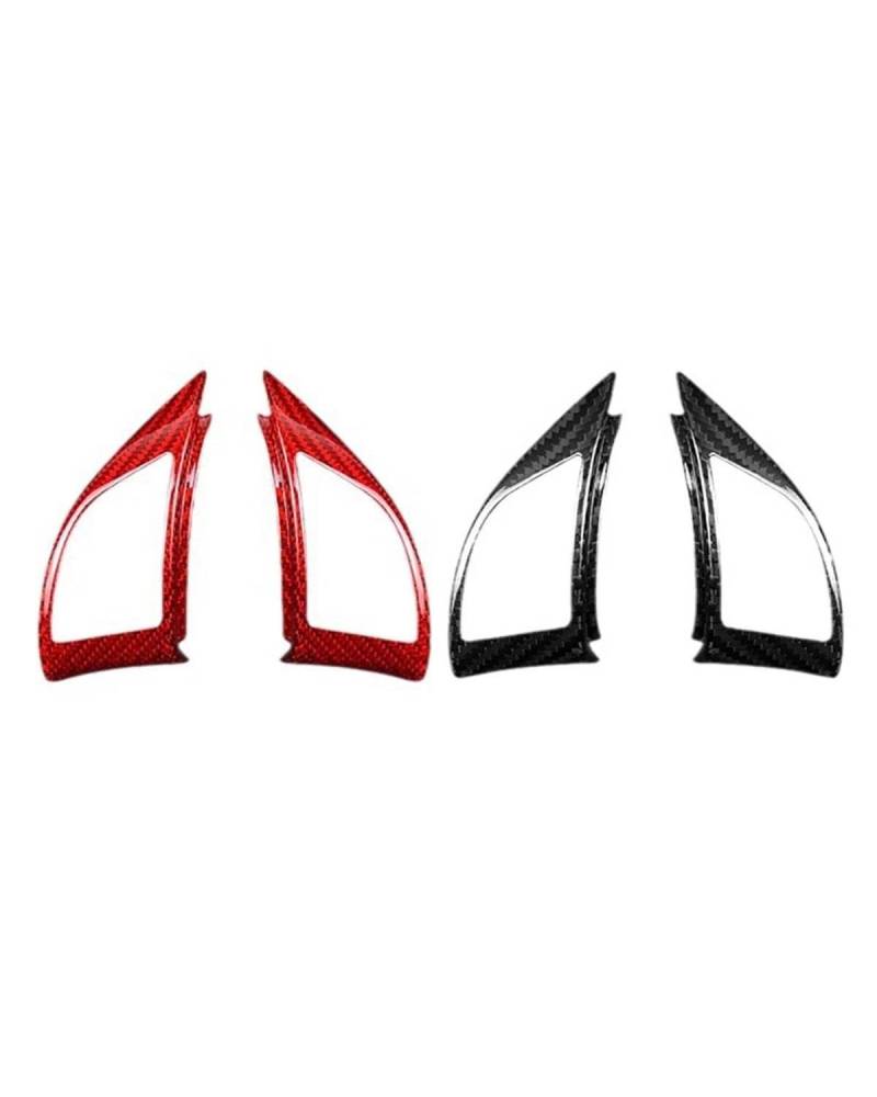 Für 500 Abarth 595 2010–2015 Auto-Lenkrad-Taste Innenverkleidung Harter Aufkleber von SIBOUOU
