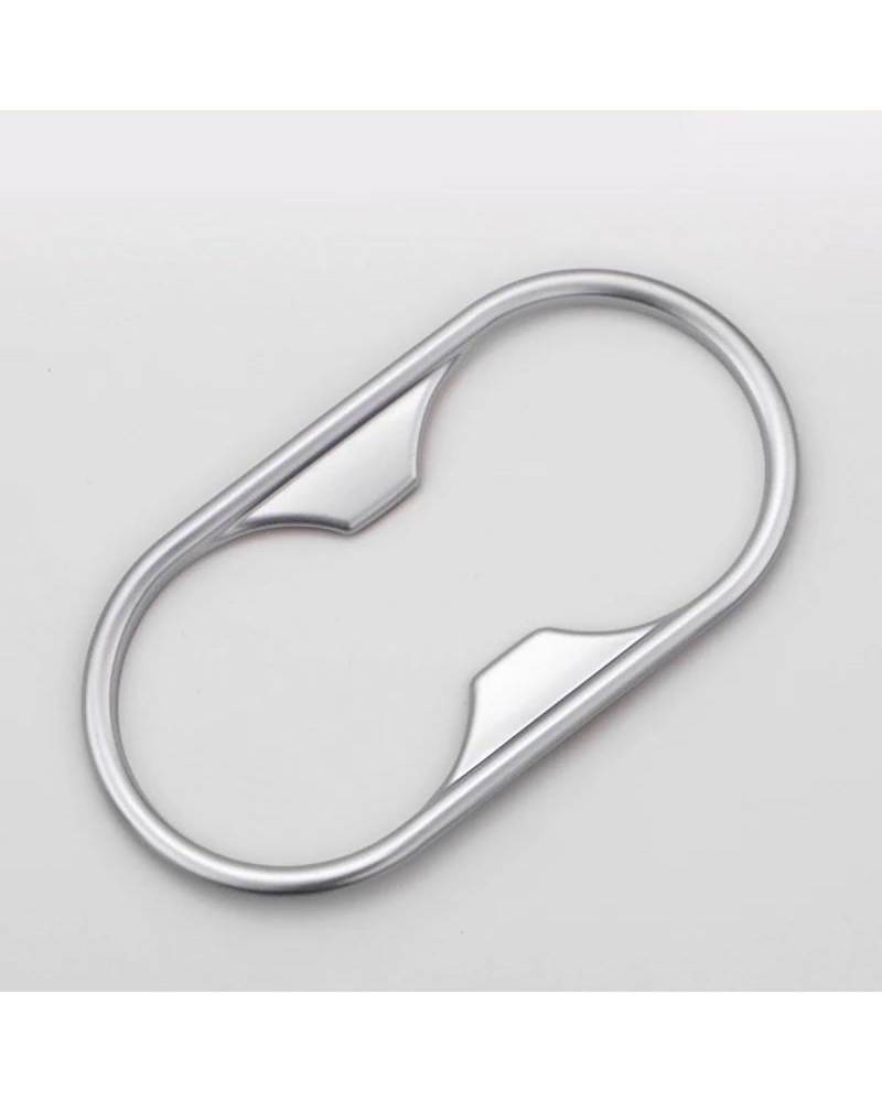 Für A4 B9 2017-2022 2023 Chrome Geändert Zubehör Auto Center Konsole Wasser Tasse Holr Rahmen coration Sitcker Trim von SIBOUOU