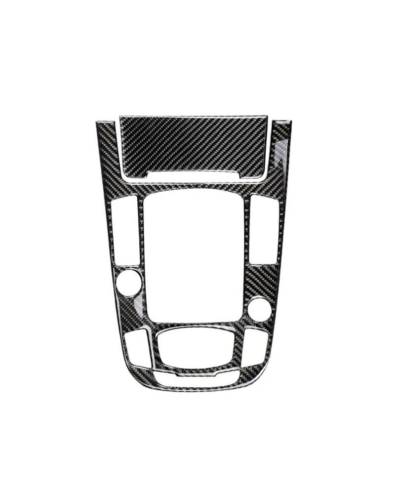 Für A4L Für A5 2009 2010 2011 2012-2016 Auto Carbon Center Konsole Getriebe Shift Panel Abdeckung Trim Auto Zubehör(Type f) von SIBOUOU