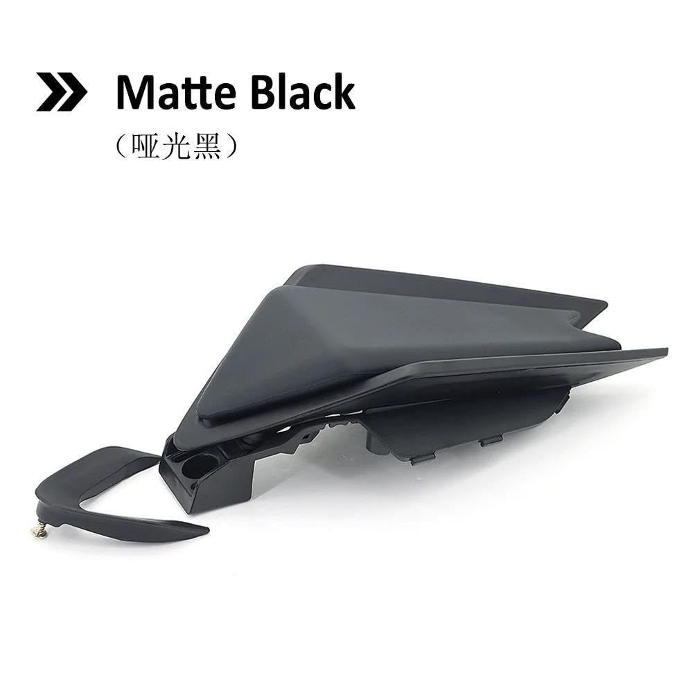 Für Aprilia RS660 Tuono 660 RSV4 2020-2021 Motorrad Passagier Sozius Hinten Sitz Abdeckung Verkleidung Sitz Gugel Buckel Spoiler(Matte Black) von SIBOUOU