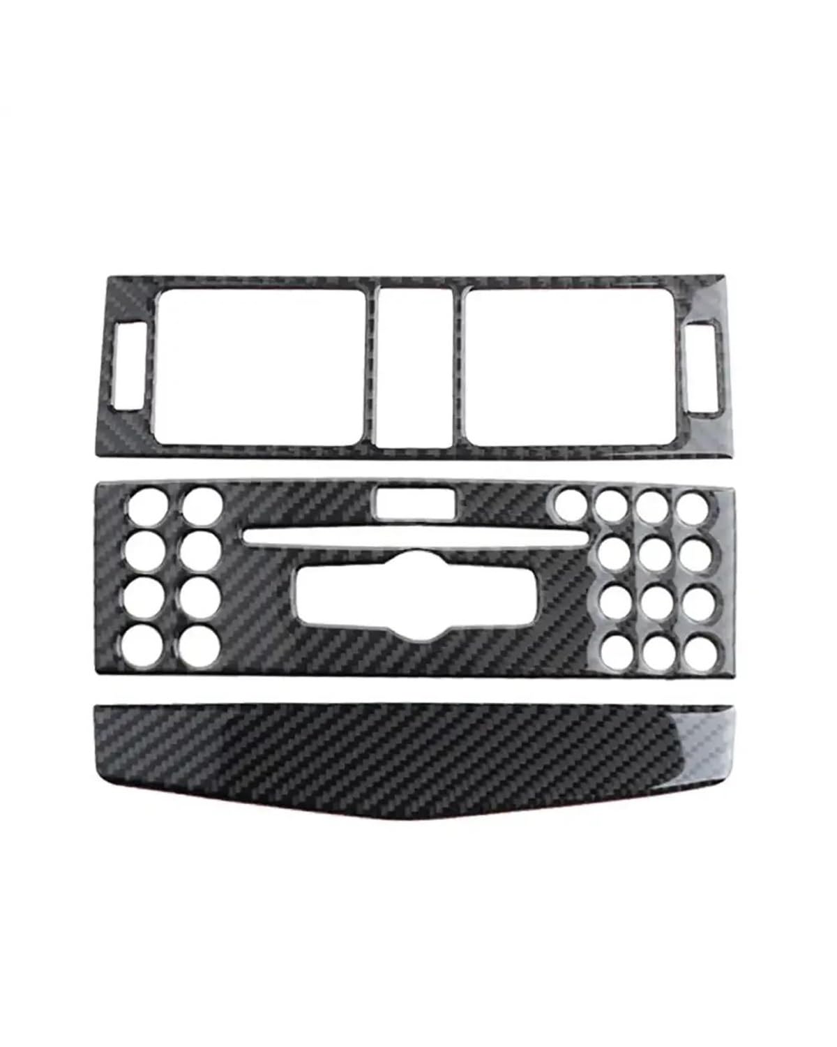 Für Benz C Klasse W204 2007 2008 2009 2010 Auto Center Konsole Air Outlet Conditioner CD Panel Mid Air Vent Abdeckung Trim(No Hole) von SIBOUOU