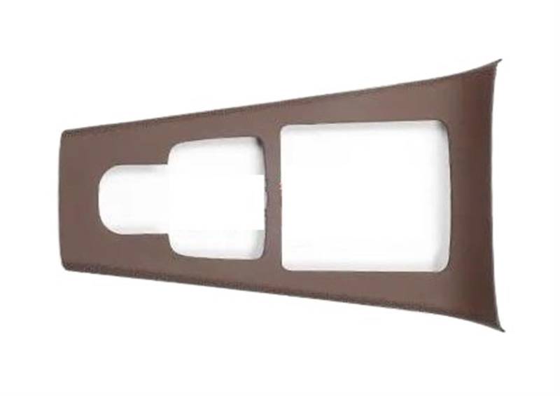 Für Benz Für A Für CLA Klasse W177 C118 Auto Mittelkonsole Synthetische Material Stil Panel Abdeckung Nähte Gewinde Trim Panel Rahmen(Chestnut Brown,for A 2018-2024) von SIBOUOU