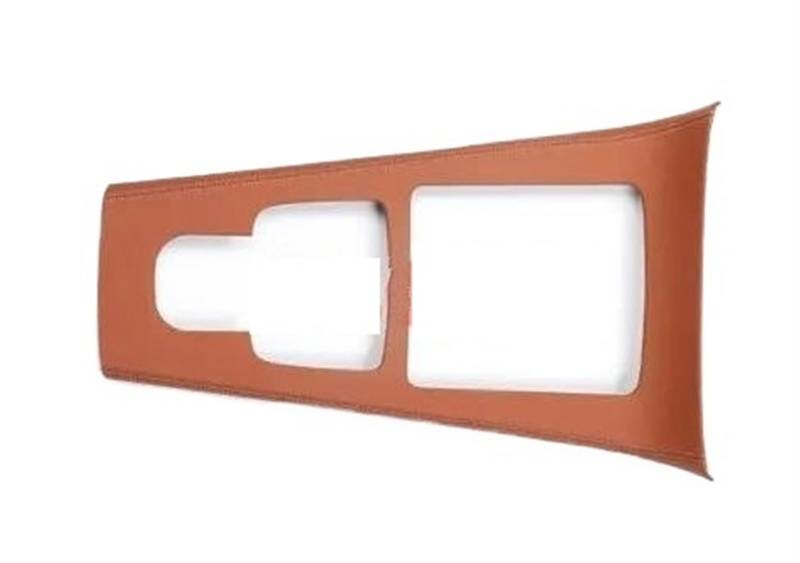 Für Benz Für A Für CLA Klasse W177 C118 Auto Mittelkonsole Synthetische Material Stil Panel Abdeckung Nähte Gewinde Trim Panel Rahmen(Ochre Brown,for CLA 2019-2024) von SIBOUOU