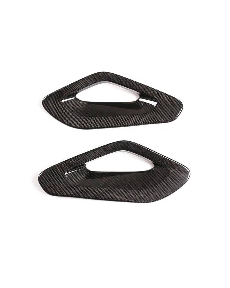 Für Benz Für GLE Für GLS 2020 2021 2022 Auto Center Console Armlehne Sowohl SI Panel Coration Aufkleber Zubehör(ABS Carbon Fiber) von SIBOUOU