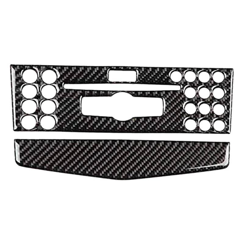 Für Benz Für W204 2007-2010 Auto Center Konsole Navigation Klimaanlage Panel Abdeckung CD Control Trim Panel Abdeckung von SIBOUOU
