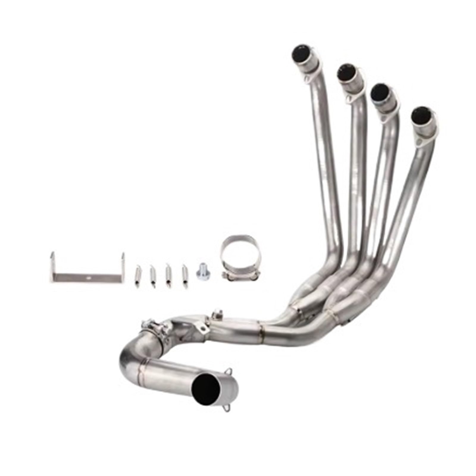Für CBR650F CBR650R CB650R Ellenbogen Volle Motorrad Auspuff Schalldämpfer System Vorne Link Rohr Flucht Moto Slip-Auf 51MM schalldämpfer(Type-C) von SIBOUOU