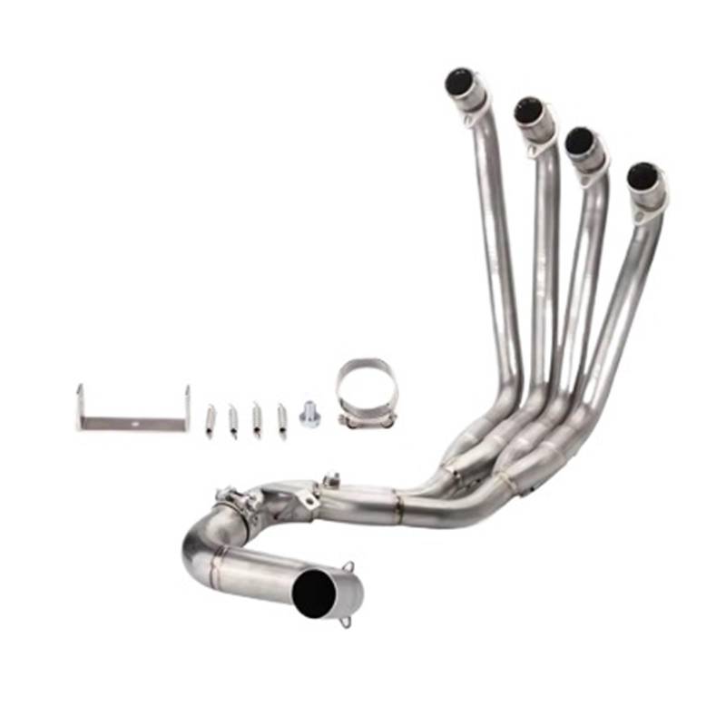 Für CBR650F CBR650R CB650R Ellenbogen Volle Motorrad Auspuff Schalldämpfer System Vorne Link Rohr Flucht Moto Slip-Auf 51MM schalldämpfer(Type-C) von SIBOUOU