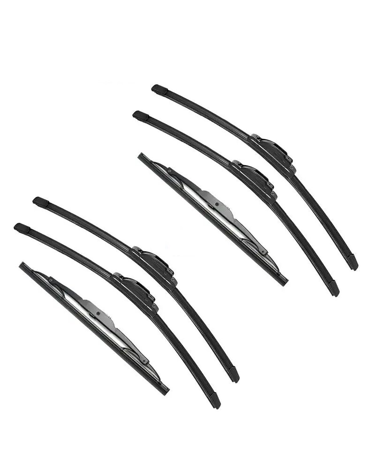 Für CRV CR-V 2001 2002 2003 2004 2005 2006 2006 Doppel Gummi Auto Wischer Scheibenwischer Gummi Auto Zubehör Auto Wischer(6PCS) von SIBOUOU