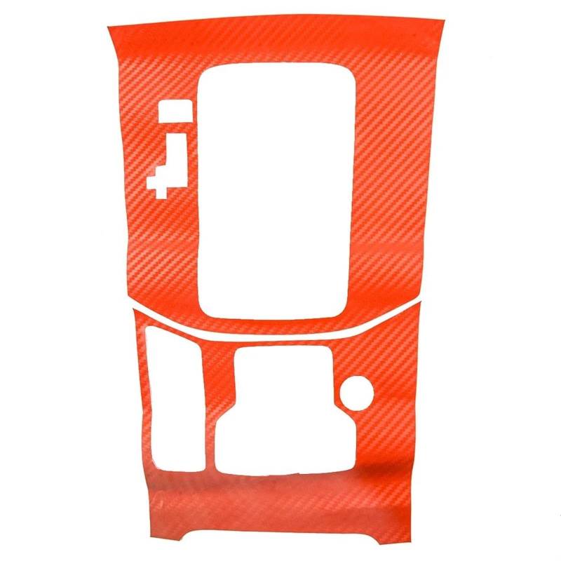Für CX-5 2017–2022 Linkslenker rotes 3D/5D-Auto-Frontkonsolen-Gangschaltungs-Panel-Rahmen-Trim-Set-Stil(3D) von SIBOUOU