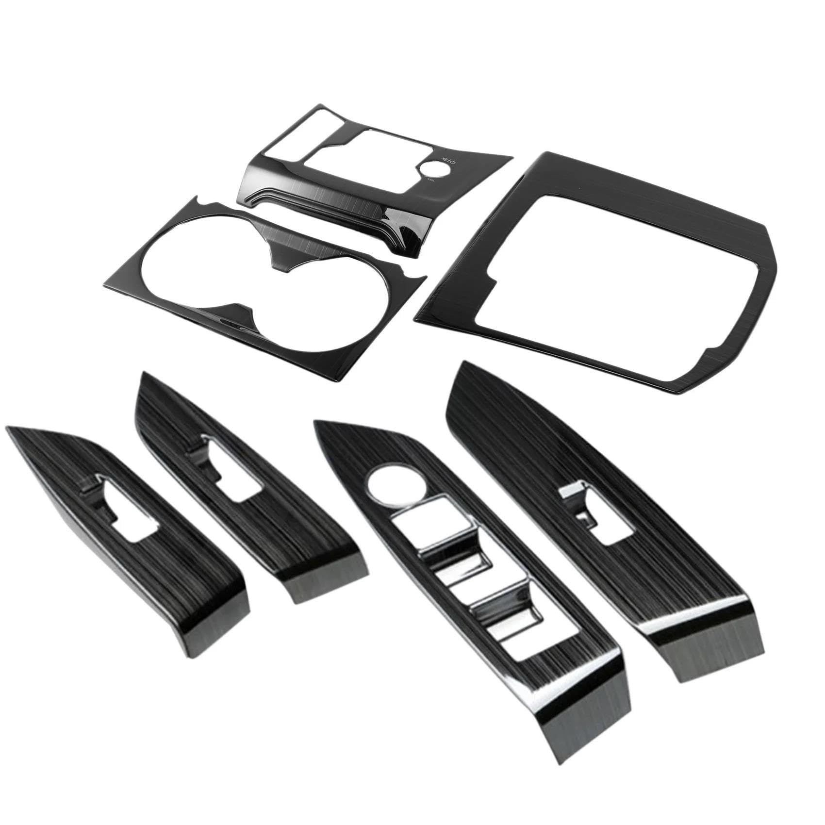 Für CX5 2017-2020 LHD 1 Set Auto Schaltkonsole Panel Abdeckung Trim Tasse Halter Abdeckung Tür Fenster Schalter Abdeckung von SIBOUOU