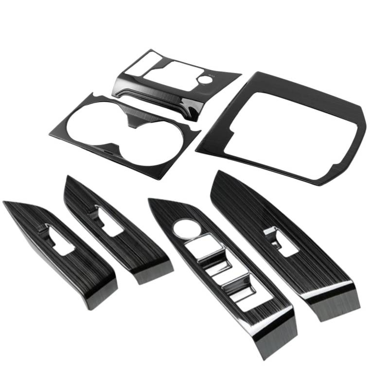 Für CX5 2017-2020 LHD 1 Set Auto Schaltkonsole Panel Abdeckung Trim Tasse Halter Abdeckung Tür Fenster Schalter Abdeckung von SIBOUOU