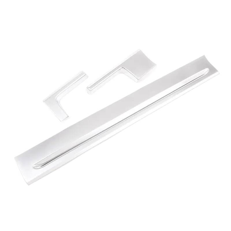 Für Cayenne 2018 2019 2020 2021 2022 2023 ABS/Silber Auto Center Konsole Panel Abdeckung Trim Aufkleber(2) von SIBOUOU
