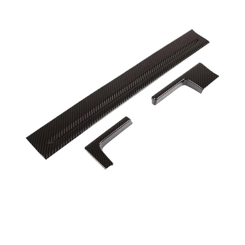 Für Cayenne 2018 2019 2020 2021 2022 2023 ABS/Silber Auto Center Konsole Panel Abdeckung Trim Aufkleber(Black) von SIBOUOU