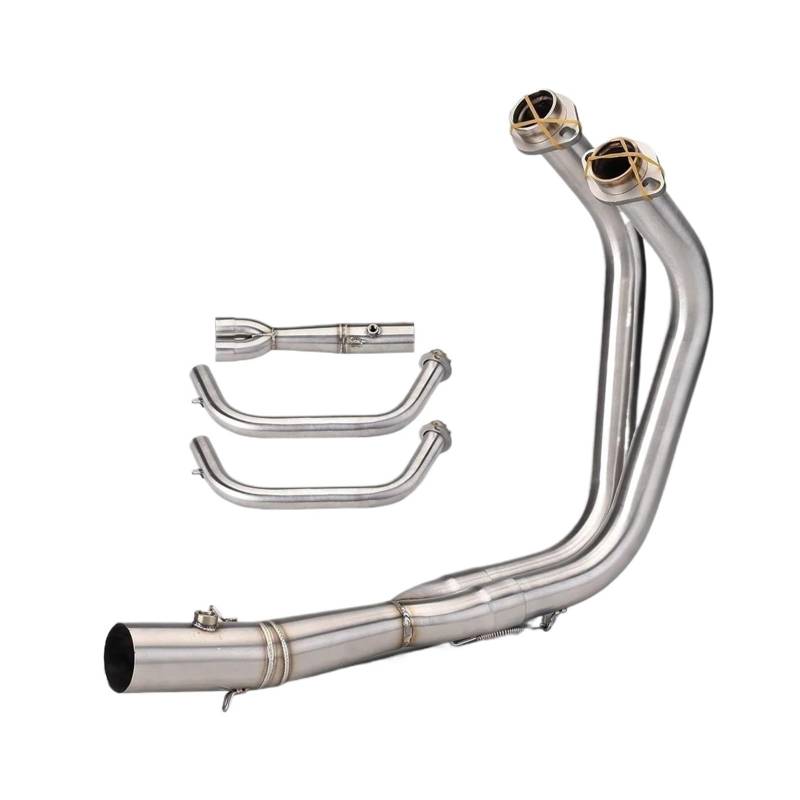 Für ER6N 650 Z650 Ninja650 2012-2022 Ellenbogen Slip Auf Volle Auspuff Schalldämpfer Sensor Vorne Mitte Verbindung Link Rohr(Type-B) von SIBOUOU