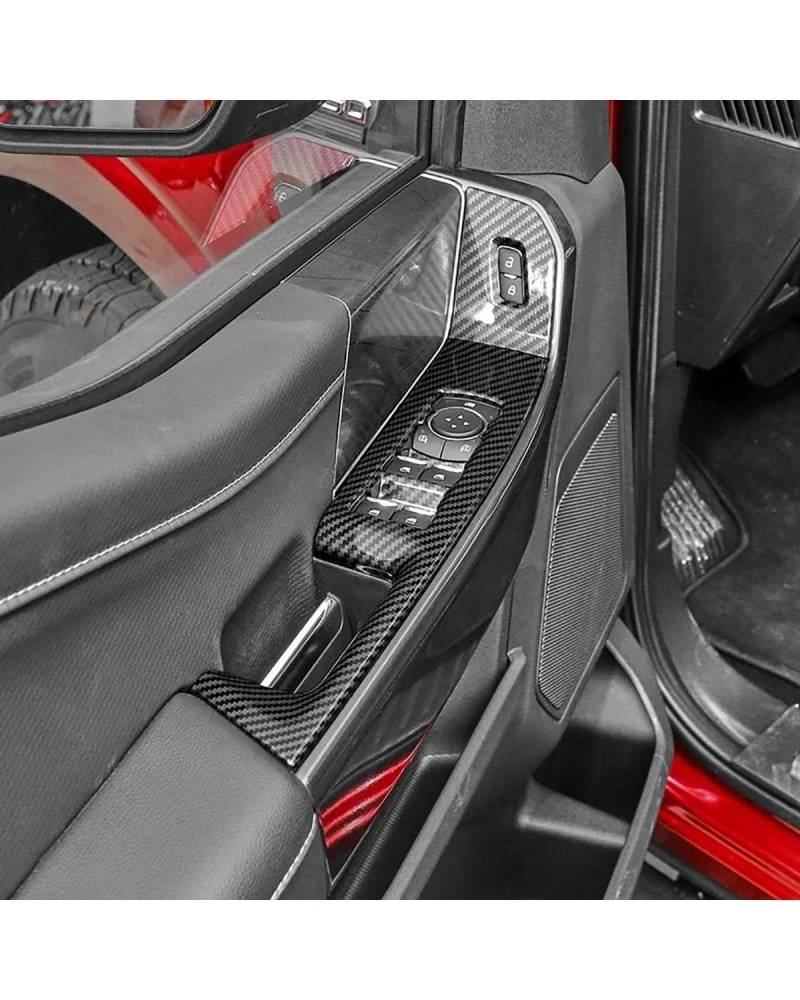 Für F150 2021 2022 2023 Innen Ersatzteile Zubehör Teile ABS Auto Fensterheber Schalter Panel Abckung Trim von SIBOUOU