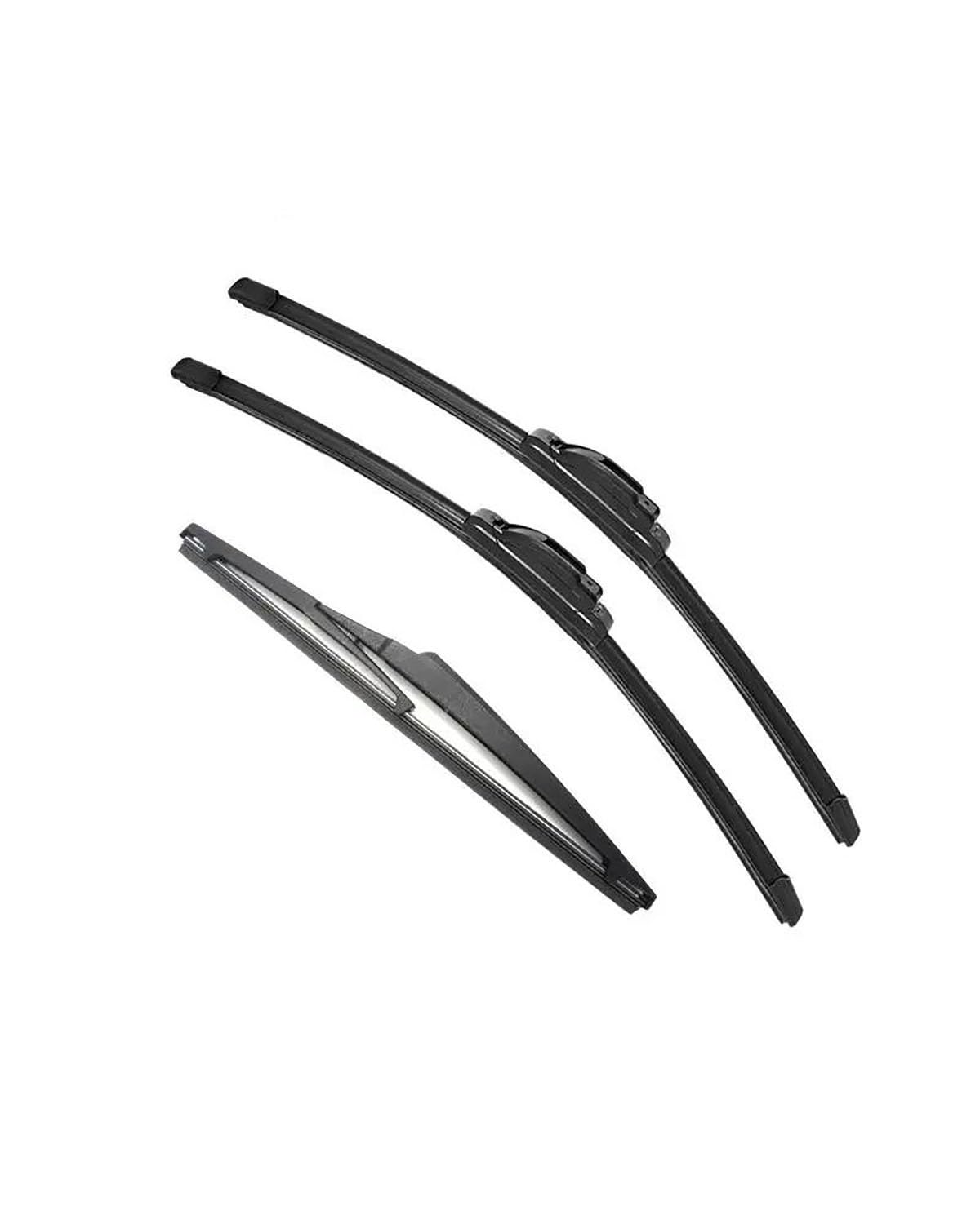 Für Hyundai Für Accent RB 2012 2013 2014 2015 2016 2017 Doppel Gummi Auto Wischer Scheibenwischer Gummi Auto Zubehör Auto Wischer(3PCS) von SIBOUOU