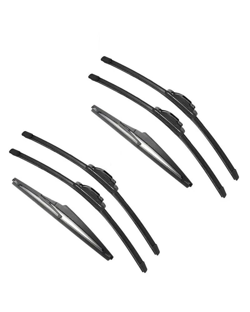 Für Hyundai Für Accent RB 2012 2013 2014 2015 2016 2017 Doppel Gummi Auto Wischer Scheibenwischer Gummi Auto Zubehör Auto Wischer(6PCS) von SIBOUOU