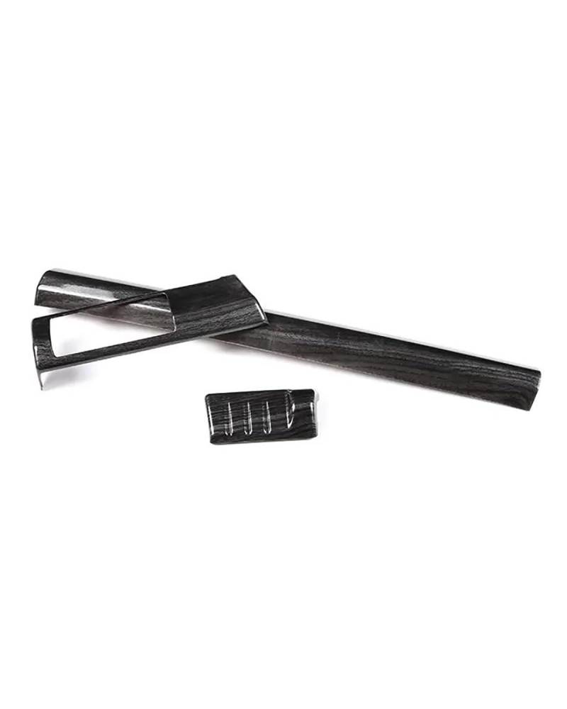 Für Land Für Rover Für Freelanr 2 2007 2008 2009 2010 2011 2012-2015 LHD Auto Center Konsole Armaturenbrett Panel Streifen Trim Abckung(Black Wood Style) von SIBOUOU
