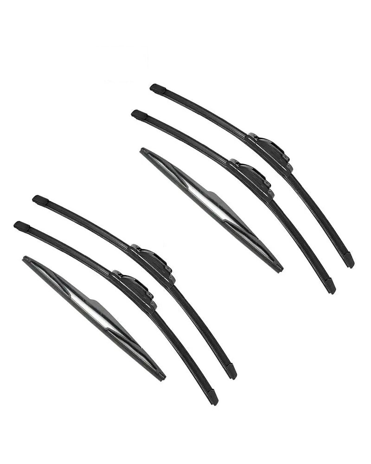 Für Mitsubishies Für Colt MK6 3 Tür 2004 2005 2006 2007 2008-2012 Doppel Gummi Auto Wischer Scheibenwischer Gummi Auto Zubehör Auto Wischer(6PCS) von SIBOUOU