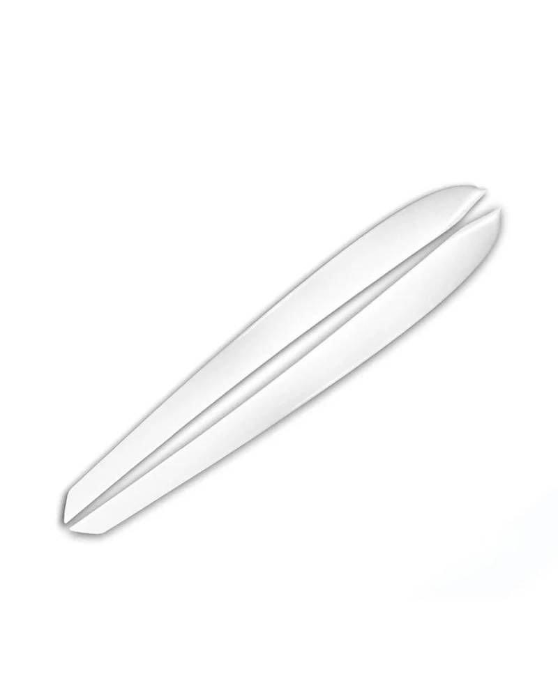Für Modell 3 2023 Carbon ABS Auto Mittelkonsole Zubehör Armaturenbrett(Matte White) von SIBOUOU