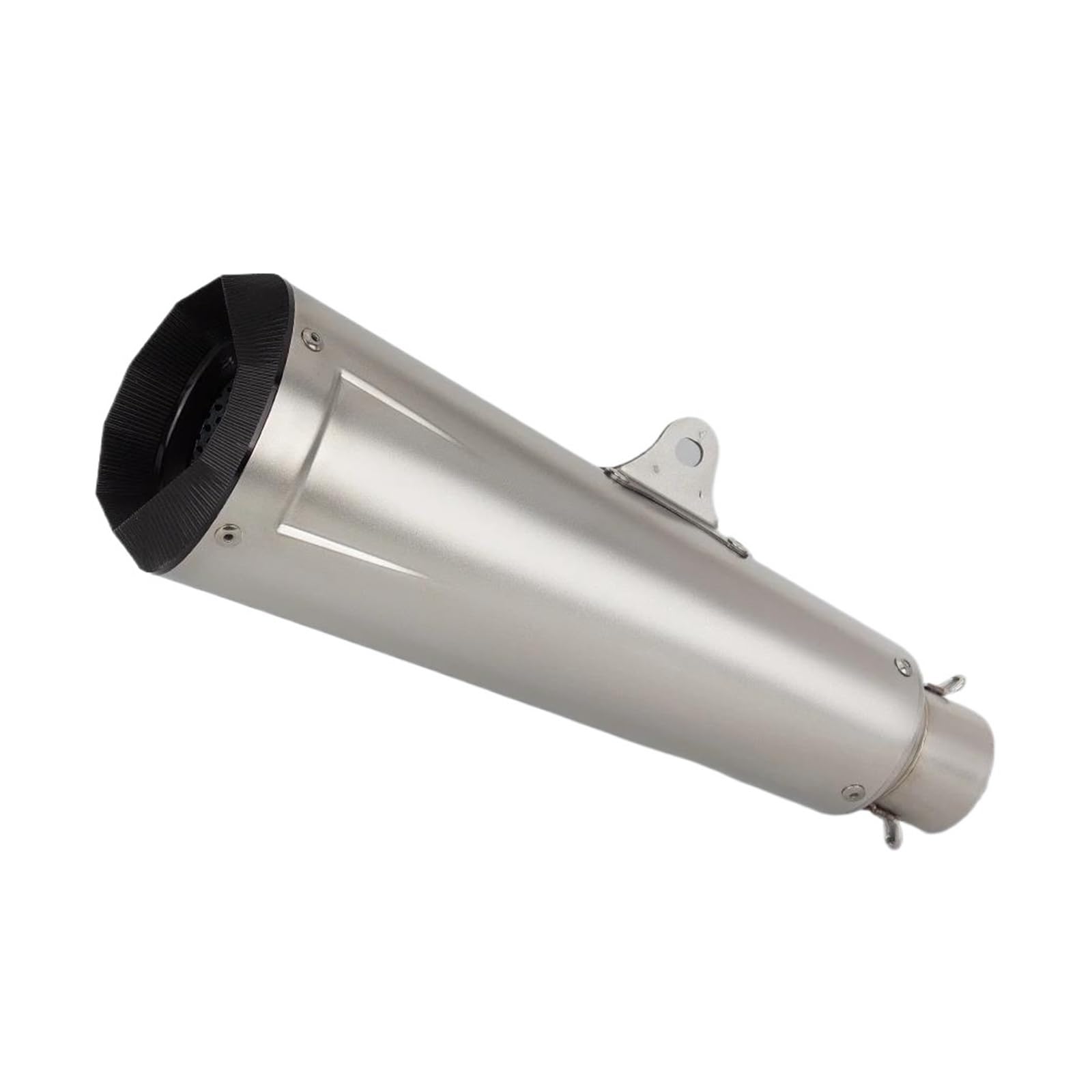 Für Nc750 250SR R6 Universal Edelstahl Titan Legierung Motorrad Runde Auspuff Endrohr Schalldämpfer Escape System Zubehör(Type-A) von SIBOUOU