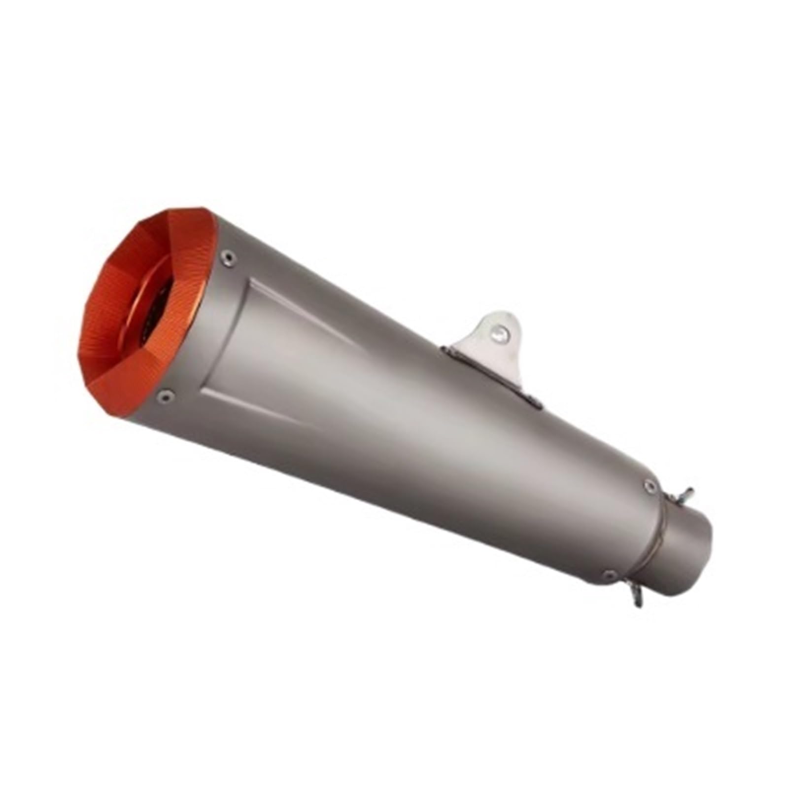 Für Nc750 250SR R6 Universal Edelstahl Titan Legierung Motorrad Runde Auspuff Endrohr Schalldämpfer Escape System Zubehör(Type-B) von SIBOUOU