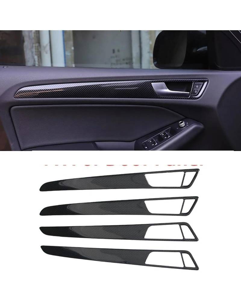 Für Q5 2010 2011 2012-2016 Auto LHD Konsole Armlehne Getriebe Shift Dekoration Rahmen Abdeckung Trim Farbe Innen(for Door Panel) von SIBOUOU